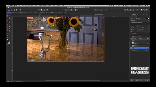 Transparent glass in Affinity Photo - Tutorial смотреть онлайн