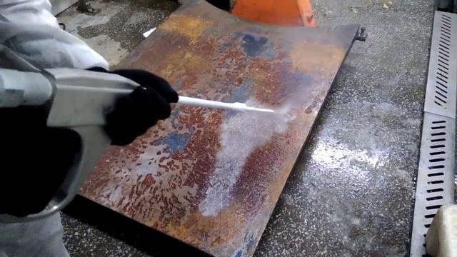 Удаление легкой коррозии криогенным бластингом | ИРБИСТЕХ | смотреть онлайн