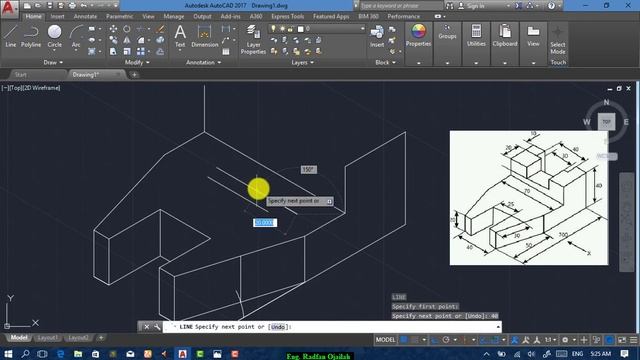 Autocad Isometric drawing # 7 смотреть онлайн