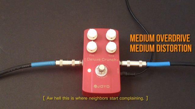 Joyo Deluxe Crunch JF-39 Pedal Review Demo смотреть онлайн