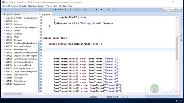 161 Thread pools смотреть онлайн