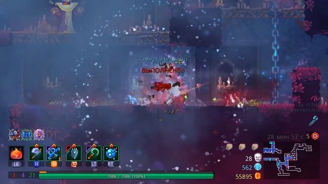 Топор Рыцаря - реально медленное оружие / Обморожение + Без пощады / Dead Cells What’s the Damage смотреть онлайн