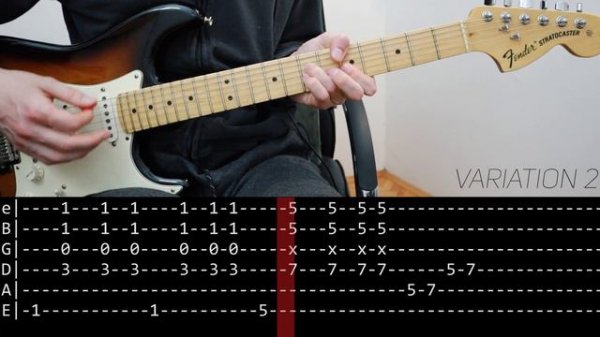 Jimi Hendrix - Castles Made of Sand (Guitar lesson with TAB)
