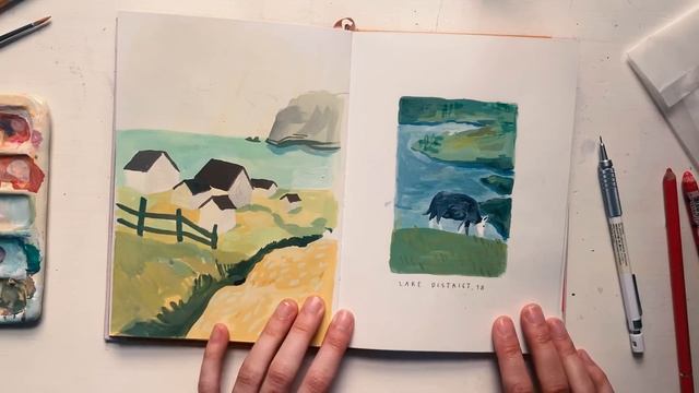 SKETCHBOOK TOUR! (illustration student edition) смотреть онлайн