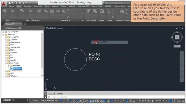 Point coordinates also as data fields (AutoCAD) - Spatial Manager™ Blog смотреть онлайн
