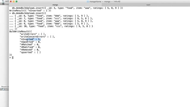 MongoDb Tutorial 14 : Bulk Upload in MongoDB смотреть онлайн
