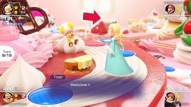 Peach's Birthday Cake gameplay | Master com | Mario Party Superstars My controller is getting weird смотреть онлайн