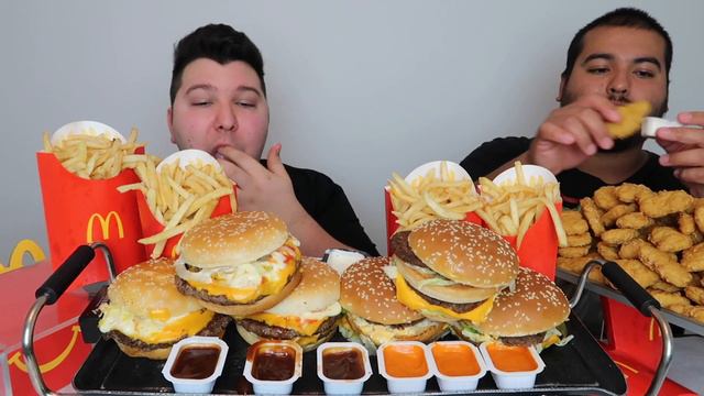$100 Worth of McDonald's • MUKBANG смотреть онлайн