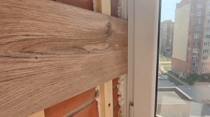 Отделка лоджии ламинатом без утепления. Укладываем на пол ламинат Б/У. Такое возможно?