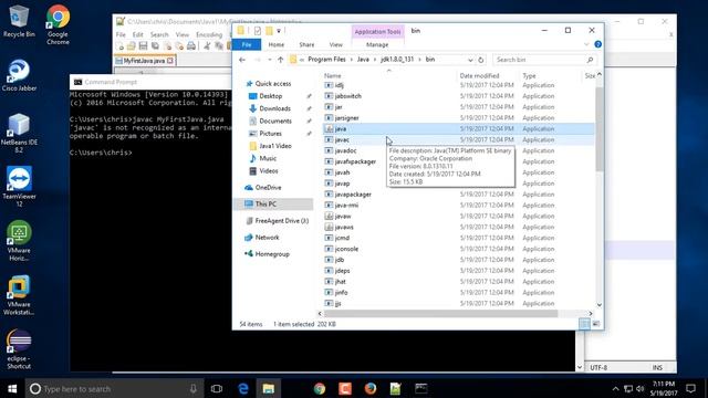 Compile Java Program Via Command Prompt смотреть онлайн