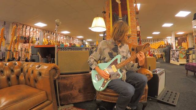 Dirk Witte - Fender Vintera '60s Jazzmaster Modified Pau Ferro Fingerboard Surf Green смотреть онлайн