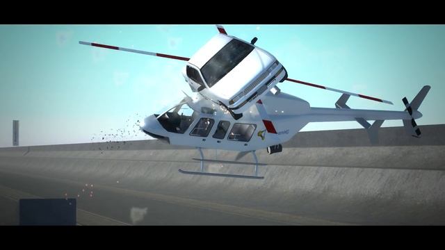 Cars & Trucks VS Heli Compilation - BeamNG.Drive Revolutionary Soft-Body Physics [HD] смотреть онлайн