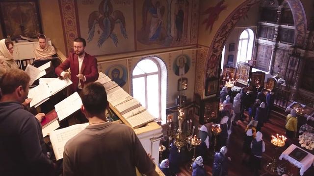 Хор храма Архистратига Михаила - Ангел вопияше - Семён Сегаль смотреть онлайн