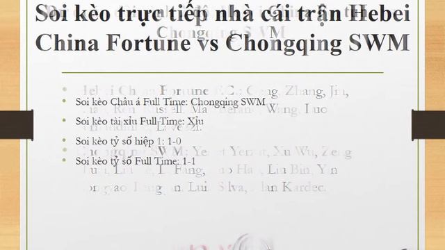 Dự đoán kèo Hebei China Fortune vs Chongqing SWM – 07/08/2020 – Lucky88 смотреть онлайн