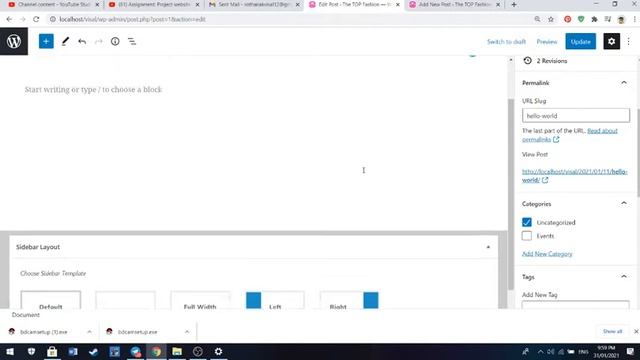 Assignment: Project website Wordpress смотреть онлайн