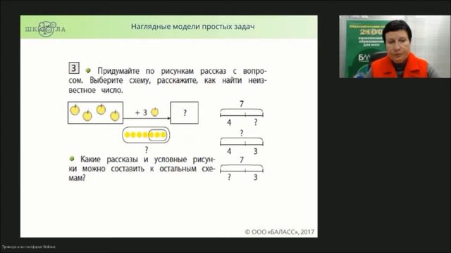 Козлова С. А. | Работа с простыми задачами в 1-м классе смотреть онлайн