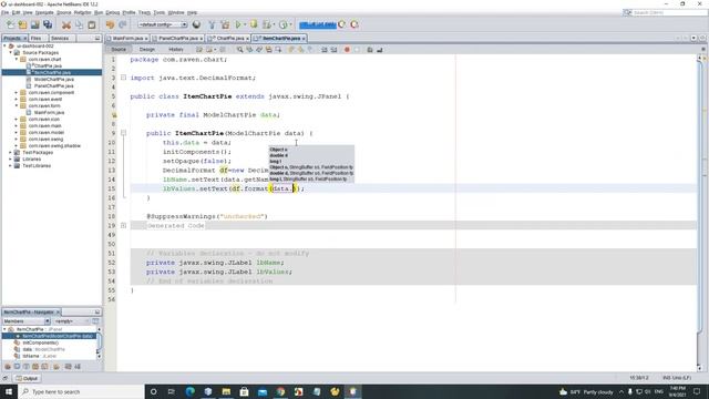 Java Swing UI Design - Dashboard (Part 2) смотреть онлайн