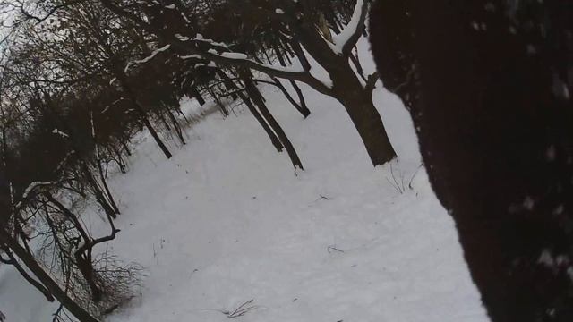 Учимся кататься с горки у дома на лыжах - готовимся к покорению Альп смотреть онлайн