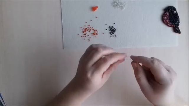 Брошь "Снегирь" своими руками (краткий мастер-класс) // Brooch "bullfinch" (a brief master class) смотреть онлайн