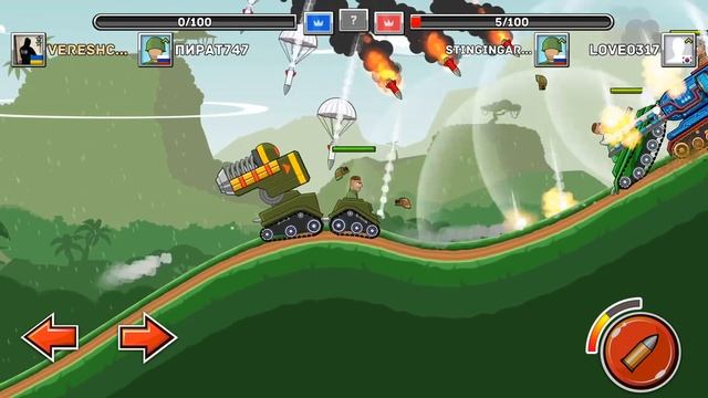 Hills Of Steel - Tank BALLISTA in DOMINATION Walkthrough Gameplay смотреть онлайн