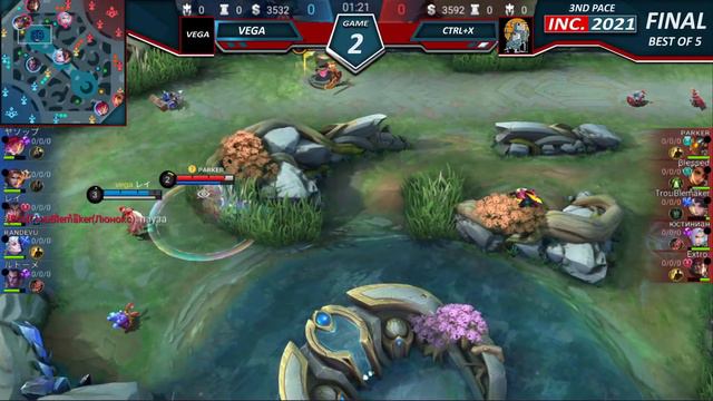 3ND PACE FINAL: CTRL+X vs Vega ТУРНИР🏆INC.2021🏆 Mobile Legends смотреть онлайн