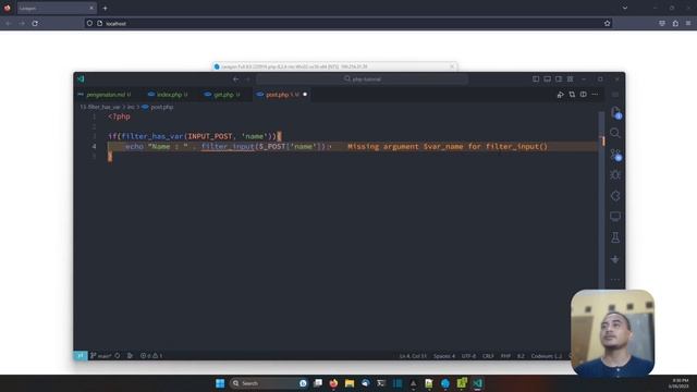PHP TUTORIAL #64 FILTER_HAS_VAR смотреть онлайн