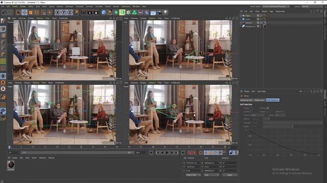 Cinema 4D Tutorial :- Camera Perspective Matching смотреть онлайн