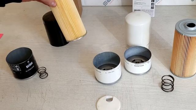 Сравнение топливных фильтров  тонкой очистки серии 962/16 систем Common Rail.