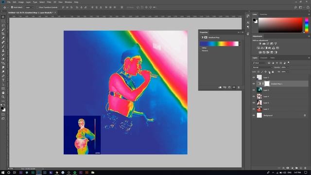 Brockhampton Iridescence Album Artwork Effect - Photoshop CC Tutorial (2018) смотреть онлайн