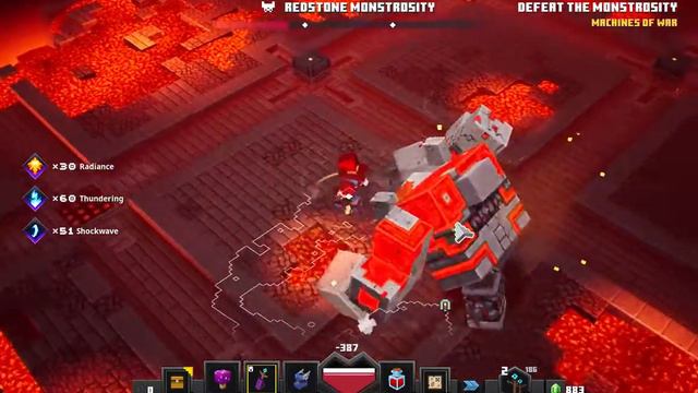 ORAORAORA vs Redstone Monstrosity [Minecraft Dungeons] смотреть онлайн