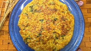 Картофельная лепёшка с сыром, яйцом и зеленью