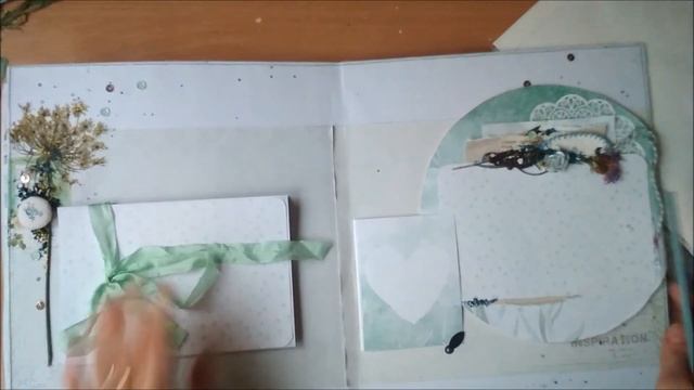 Сборка, НЕОБЫЧНЫЙ тканевый НЕпрошитый переплет, обложка альбома МК - Часть 4 смотреть онлайн