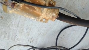 Ремонт насоса Ручеёк .Оборвало провод