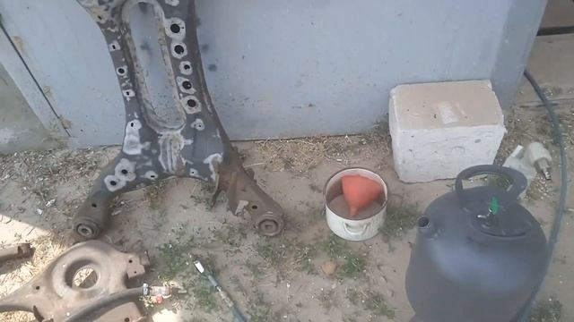 Разборка всей задней подвески NISSAN TEANA L33