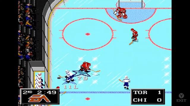 NHL 94 Rewind Toronto Maple Leafs Vs Chicago Blackhawks смотреть онлайн