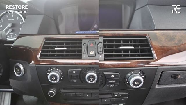 BMW E60 528i(2009) interior Restoration⎪BMW 실내복원 смотреть онлайн