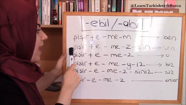 Can/Be able to (-ebil,-abil) PART 2 - Negative Form | Learn Turkish with Burcu смотреть онлайн