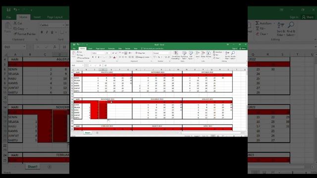 cara mudah membuat Kalender Akademik di ms. excel смотреть онлайн
