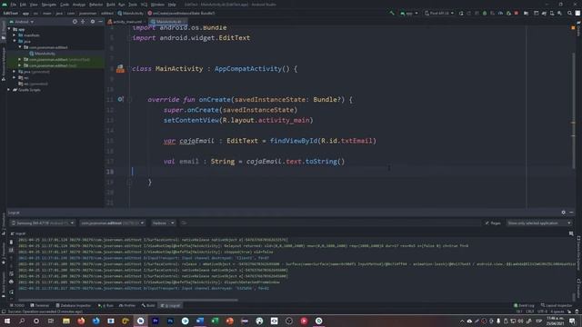 ? Como HACER CAJAS ? de TEXTO ANDROID STUDIO ?/ TUTORIAL DESARROLLO de APPS ?KOTLIN ? EDITTEXT ? смотреть онлайн