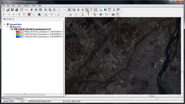 Pansharpen and Mosaic Landsat-8 imagery with Geomatica смотреть онлайн