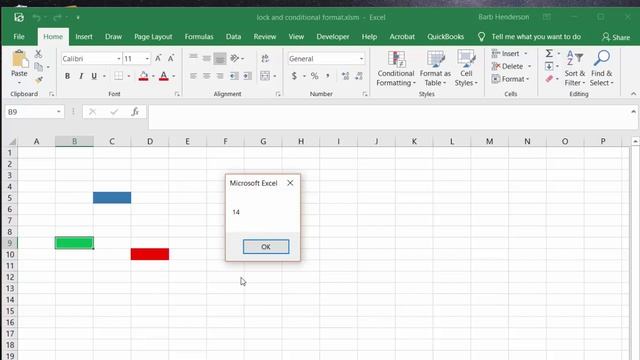 Conditional format and lock cells with VBA смотреть онлайн