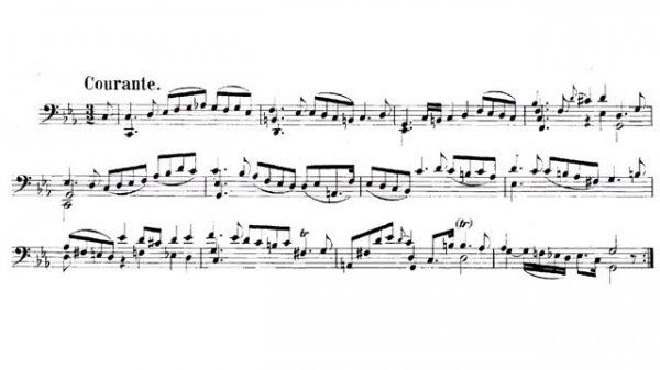 Bach - Cello Suite No. 5 in C Minor (Score)