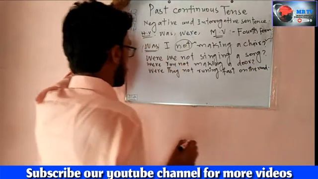 PAST CONTINUOUS TENSE |NEGATIVE & INTERROGATIVE SENTENCE | смотреть онлайн