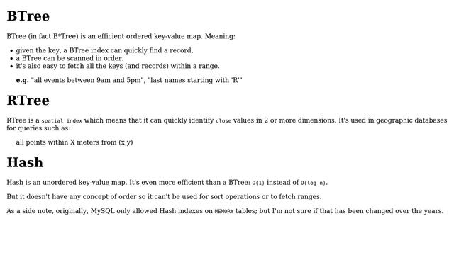 Software Engineering: What is the difference between btree and rtree indexing? (2 Solutions!!) смотреть онлайн