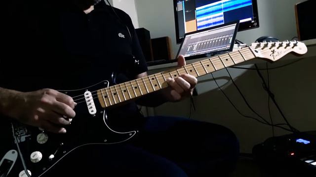 David Gilmour On An Island Guitar Solo Cover смотреть онлайн