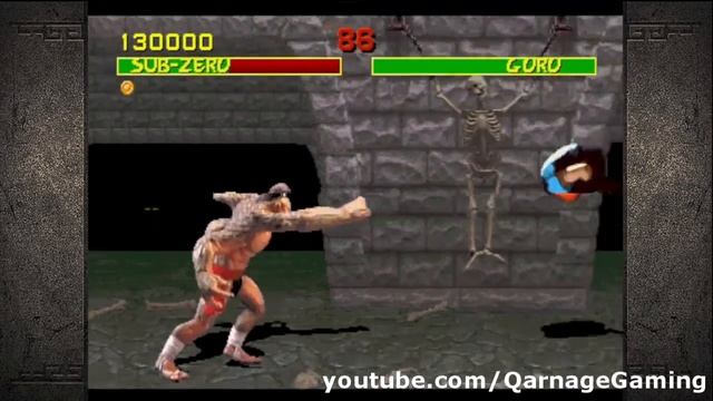 Mortal Kombat Arcade Kollection: How to beat Goro in Mortal Kombat I (HD) смотреть онлайн