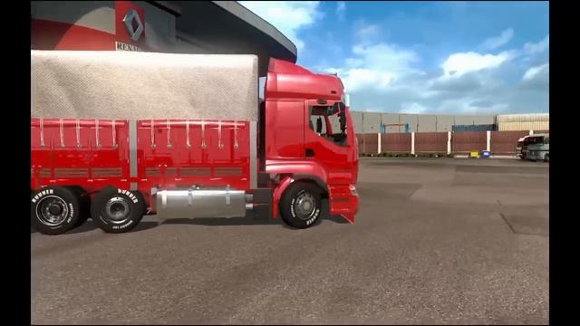 Renault Premium PickUp -★ Euro Truck Simulator 2 ★ смотреть онлайн