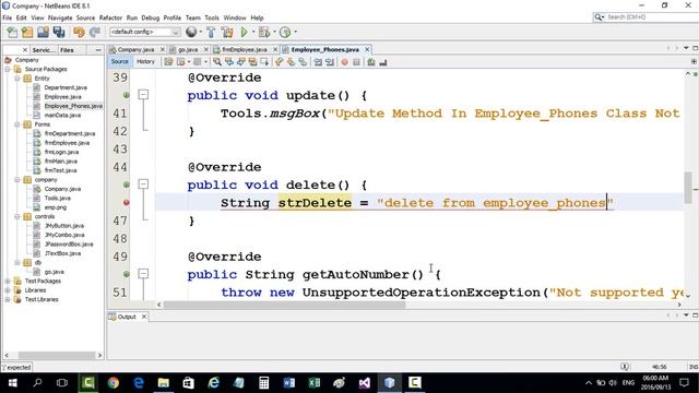 Delete Phones In JAVA netbeans #278 смотреть онлайн