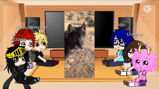 Mha react to Deku's pets смотреть онлайн