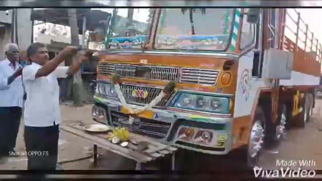 Blossom Transports lorry, New Ashokleyland 12 Wheeler lorry latest 6headlight cabin смотреть онлайн